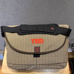 Rickshaw Bagworks x TED Talks Messenger Bag Performance Tweed Herringbone